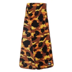 美品 A BATHING APE ア ベイシング エイプ 00s 猿迷彩 フリース マフラー オレンジカモ 00年代 ストリート ブランド アーカイブのサムネイル