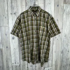 OLD TIMBERLAND ティンバーランド 半袖 チェック シャツ L