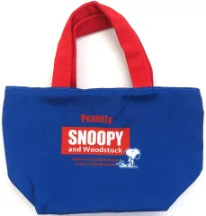 【中古】バッグ スヌーピー レトロラベル 帆布ランチトートバッグ 「PEANUTS(SNOOPY)」