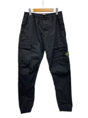 STONE ISLAND (ストーンアイランド) ナイロン カーゴジョガーパンツ スリーブアームバッジ K1S153100313 32 ブラック メンズ/028