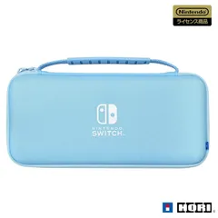 【新着商品】【任天堂ライセンス商品】スリムハードポーチ プラス for Nintendo Switch? ソルティブルー【Nintendo Switch有機ELモデル・Nintendo Switch両対応】 1