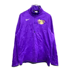 NIKE ジャージ Mサイズ ナイキ ドライフィット ハーフジップ パープル 古着卸 アメリカ仕入 t2411-3021