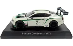 【中古】ミニカー 1/64 BENTLEY CONTINENTAL GT3 #7(ホワイト×グリーン) 「ベントレー ミニカーコレクション」 サークルK・サンクス限定のサムネイル