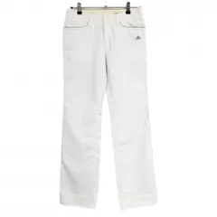 【新品】アディダス パンツ 白 ストレッチ UVケア レディース M/M ゴルフウェア adidas