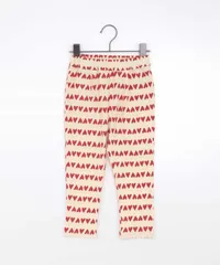 ヘビロテしたくなる総柄ストレッチタックパンツ　p.premier P120015　アイボリー