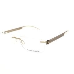 未使用品 Mercedes-Benz Style メルセデスベンツスタイル  メガネ  M6047 S2 シャンパンゴールド  メンズ ツーポイント ドイツ　240001139412