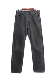 【お得なクーポン配布中!】 90s リーバイス 505 ブラック デニム パンツ メンズ 36 34 / 古着 90年代 オールド Levis ジーンズ ジーパン Gパン スリム ストレート 黒