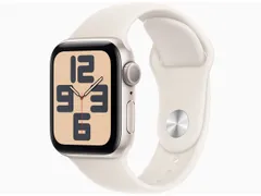 「新品」Apple Watch SE 第2世代 GPSモデル 40mm MXEF3J/A [スターライトスポーツバンド S/M]