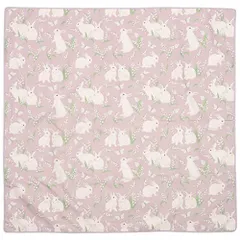 [人気商品] Gadpiparty 食べこぼしマット お食事マット お絵かきマット 滑り止め 撥水加工 洗える 110cmx110cm ウサギ