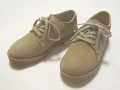 ★5 新品 未使用 ポロ ラルフローレン polo ralph lauren アウトレット 子供服 男の子 15cm 17cm 19cm 20cm シューズ くつ 靴 ベージュ バックスキン 秋 冬 冬服 ボーイズ 男児 キッズ 【中古】 ユーズドのサムネイル
