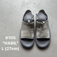 810S HABIL エイトテンス ハビル ICE GRAY サンダル L 27cm ムーンスター moonstar