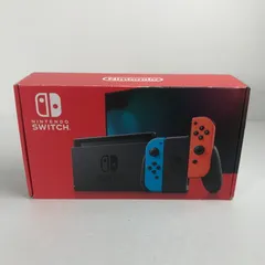 【中古品】 Nintendo Switch ニンテンドー スイッチ 本体 Joy-Con (L) ネオンブルー (R) ネオンレッド 2019モデル 【034-250820-mh-20-fuz】