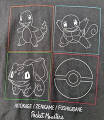 #ポケットモンスター　#ポケモン　#ゼニガメ　#黒　#Tシャツ　#サイズXL 　#キャラクター