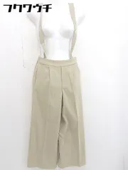 ◇ ◎ THE SHOP TK ザ ショップ ティーケー サスペンダー付き ウエストゴム パンツ サイズXS ベージュ レディース  【中古】 【1109280008009】