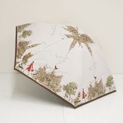 サンバリア100 完全遮光 折りたたみ傘 USED品 ベージュ コンビ 日傘 3段折 / コンビ | 完全遮光日傘｜サンバリア100