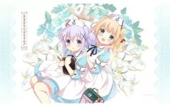 [중고] 안아 베개 커버 시트 치노 & 샤로 시트 [주문은 토끼입니까? BLOOM]