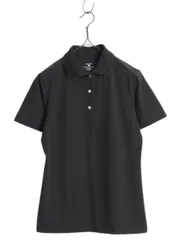 【お得なクーポン配布中!】 パタゴニア 半袖 ポロシャツ レディース M / 07年製 アウトドア オーガニック コットン ストレッチ スムース 半袖シャツ 無地 ボックス 黒