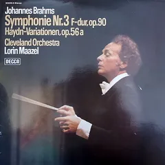 独LP Johannes Brahms , Lorin Maazel Symphonie Nr. 3 Cleveland Orchestra, The / Maazel 260398 Decca /00260のサムネイル
