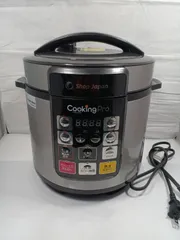 【極美品】ショップジャパン　Cooking pro シルバー　レシピ本付き❣️ 極美品】ショップジャパン Cooking pro シルバー レシピ本付き