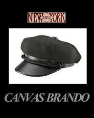 ニューヨーク ハット New York Hat BRANDO Black バイカーキャップ・キャスケット The Wild One!のサムネイル