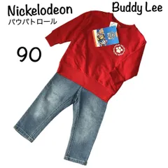 #020【パウパトロール＆バディリー】キッズコーデ トレーナー デニム 90㎝