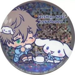 【中古】バッジ・ピンズ 凪誠士郎×シナモロール ホログラム缶バッジ 「ブルーロック×サンリオキャラクターズ」