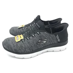 【倉吉店】 Slip ins Summits Dazzling Haze スケッチャーズ スリップインズ スニーカー 149937-BKW ブラック 24.5cm【128】