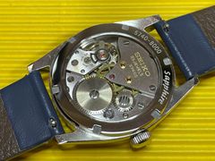 セイコー　ロードマーベル36000 シースルーバック　角溝タイプ　サファイアガラス仕様　スケルトン　裏蓋　刻印入り