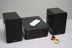 ONKYO CD/USB/Bluetooth搭載ミニコンポ CR-U5 ブラウン色