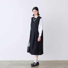極美品 ワンサイドパールワンピース hue day to evening - メルカリ