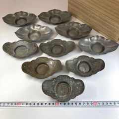 鉢□古唐津向付 5客 粉引絵唐津 菖蒲 花形 割山椒 古美術 時代物 骨董