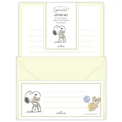 【メール便】スヌーピー 手紙セット レターセット SNYSクリーム You’re special ピーナッツ 日本ホールマーク 便箋＆封筒 キャラクター かわいい グッズ 