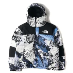 美品 Supreme シュプリーム ジャケット サイズ:M 17AW THE NORTH FACE ノースフェイス 雪山柄 マウンテン バルトロ ダウン ジャケット Mountain Baltoro Jacket マウンテン アウター ブルゾン コラボ