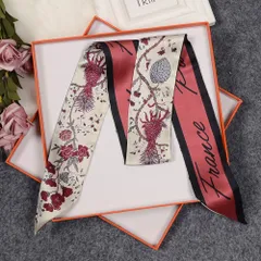 ☆ Lタイプ ☆ スカーフ ヘアアクセサリー ヘアアクセサリー スカーフ スリムスカーフ ロングスカーフ ヘアバンド 編み込み リボン 髪飾り 首巻き えりまき おしゃれ 柄 パターン ヘアアレンジ ヘア アクセサリー 大人向け リバーシブル バッグ 持ち手