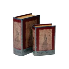 【新品・5営業日で発送】東洋石創 ブック型収納ボックス BOOK BOX 2個セット 28220 (1276314)のサムネイル