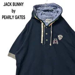 Jack Bunny 　PEARLY GATES　フード付き　半袖ポロシャツ　ジャックバニー　パーリーゲイツ   日本製