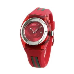 【6/26まで延長SALE❗️】 GUCCI グッチ シンク クォーツ レッド 2025年最新】グッチ gucci シンクの人気アイテム - メルカリ