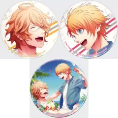 【中古】バッジ・ピンズ [単品] 四ノ宮那月＆来栖翔 缶バッジ3個セット 「PS Vitaソフト うたの☆プリンスさまっ♪ Amazing Aria ＆ Sweet Serenade LOVE Loppi・HMVスペシャルセット」 同梱特典