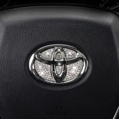 TOYOTA ハンドル装飾 高級 エンブレム　ステアリング　立体　ロゴ デコレーション