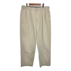 90年代 Polo by Ralph Lauren ポロ ラルフローレン 2タック チノパンツ ポロチノ ベージュ (メンズ 34/30) 中古 古着 Q2581