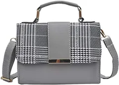 Lapensée レディース ショルダーバッグ ハンドバッグ サコッシュバッグ ワンショルダー ポシェット ポーチ バック カバン G(グレー)
