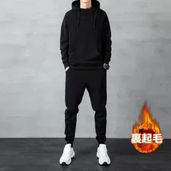 上下セット 裏起毛 暖かい 未使用 メンズ スウェット 長袖 パーカー トレーナー プルオーバー ジップアップ セットアップ ジャージ スリム 無地 スポーツウェア ジム 運動 ルームウェア shaoshan52