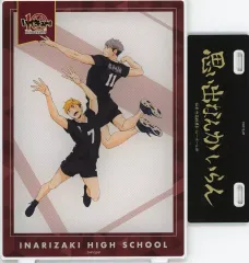 【中古】アクリルスタンド・アクリルパネル 宮侑＆宮治(稲荷崎高校/思い出なんかいらん) アクリルプレートスタンド 「ハイキュー!! アニメ 10th Anniversary POP UP SHOP in マルイ」