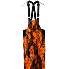 GANDER 中綿 オーバーオール W38 ネオンオレンジ リアルツリーカモ ワークウェア サロペット 古着卸 アメリカ仕入 a707-5274