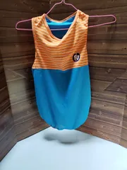 犬の服　中型犬　大型犬　オレンジ×ブルー　新品