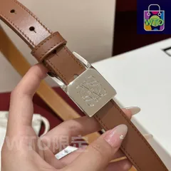 【今日特価】Loewe スムースレザー Amazona ロックベルト-1