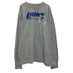 Reebok 長袖 プリントTシャツト 2XL グレー リーボック ロンT ロングTシャツ ビッグサイズ 古着卸 アメリカ仕入 a701-6770