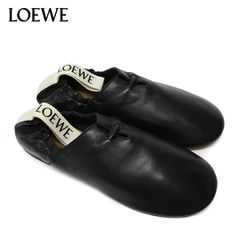 ロエベ LOEWE  FLAMENCO BALLERINA フラメンコ バレリーナ シューズ【1100 BLACK】 L815466X30  1100 BLACK/【2022-23AW】l-shoes