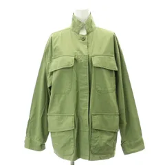 コーエン coen リップストップミリタリーシャツジャケット ステンカラー 薄手 F カーキ 7660-602-0024 /AT ■OSのサムネイル