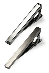 【特価セール】パーティー 二次会 卒業式 入学式 冠婚葬祭 礼服 喪服 結婚式 スーツ ビジネス 誕生日や父の日のプレゼントにも 【どんなネクタイにも合う真鍮製2本セット】 ブランド おしゃれ タイピン ネクタイピン ヴィタ・ナトゥール ] Natur Vit